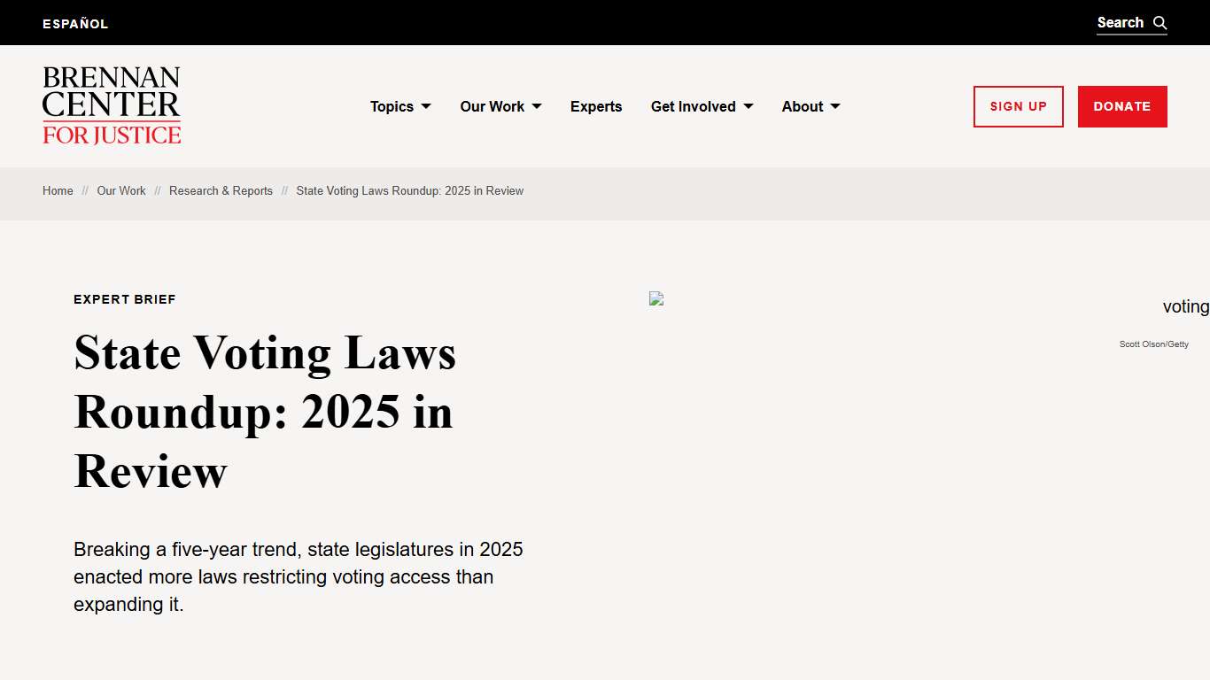 State Voting Laws Roundup: 2025 in Review Brennan Center for Justice